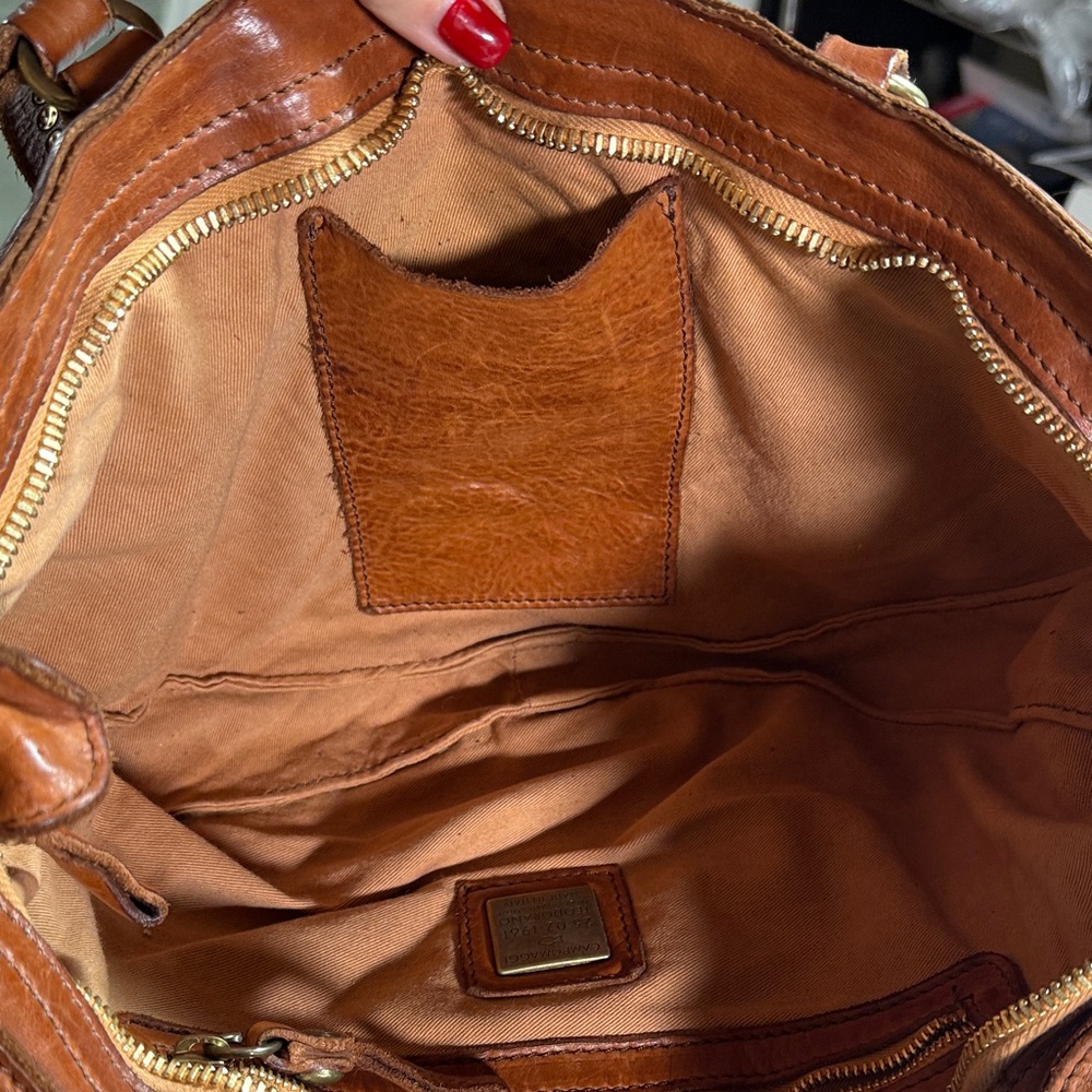Campomaggi  Brown Leather Handbag - Picture 5 of 13
